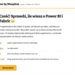 Quiz! Sprawdź ile wiesz o Power BI i Fabric?